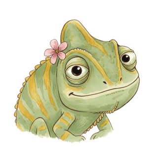 Adéla — chameleon portrét