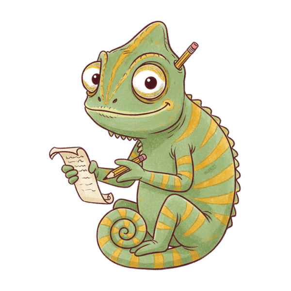 Chameleon kontroluje seznam podmínek